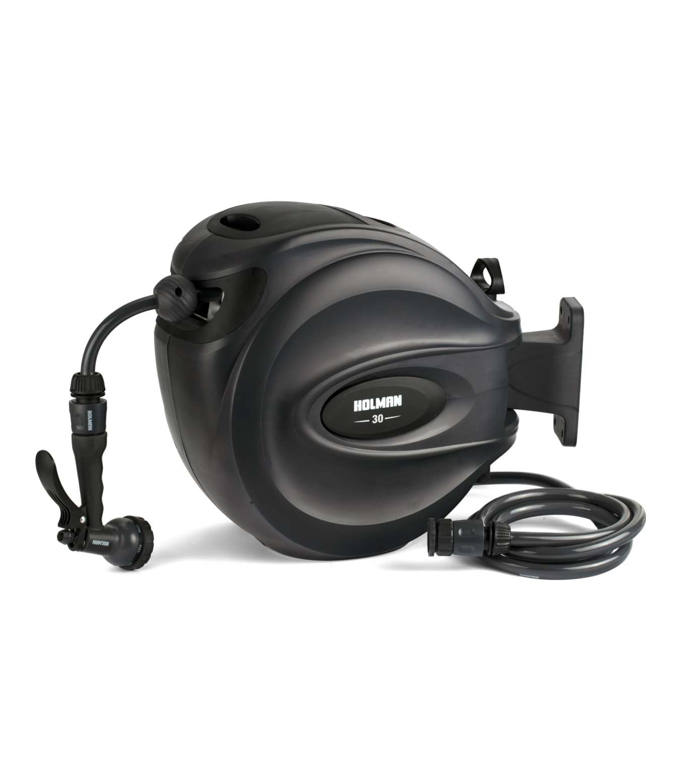 30m Retractable Hose Reel—Charcoal - Holman Industries