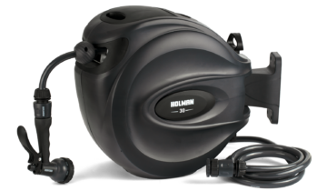 30m Retractable Hose Reel—Charcoal