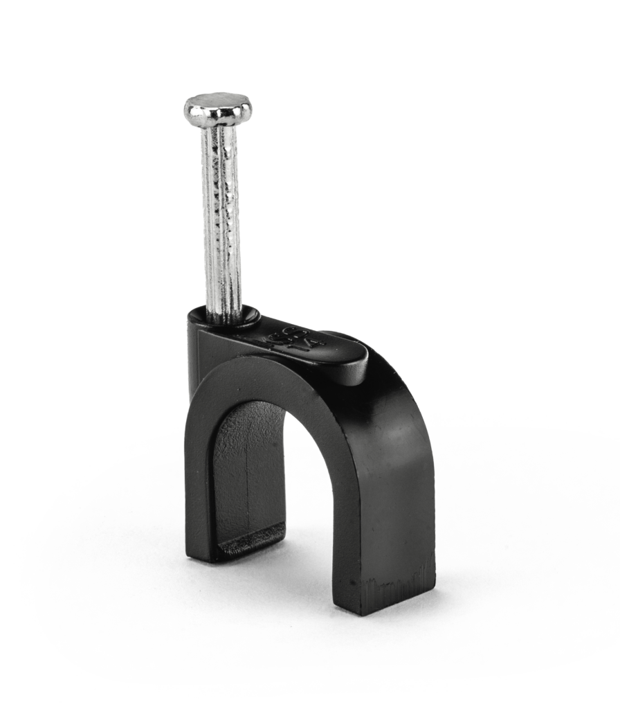 13mm Saddle Clip With Nail 10 Pack Holman Industries