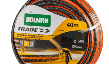 ⌀12mm × 40m Trade Hose with Metal Fittings and Gun