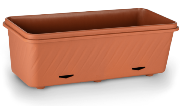 Medium Self-Watering Planter – Terracotta