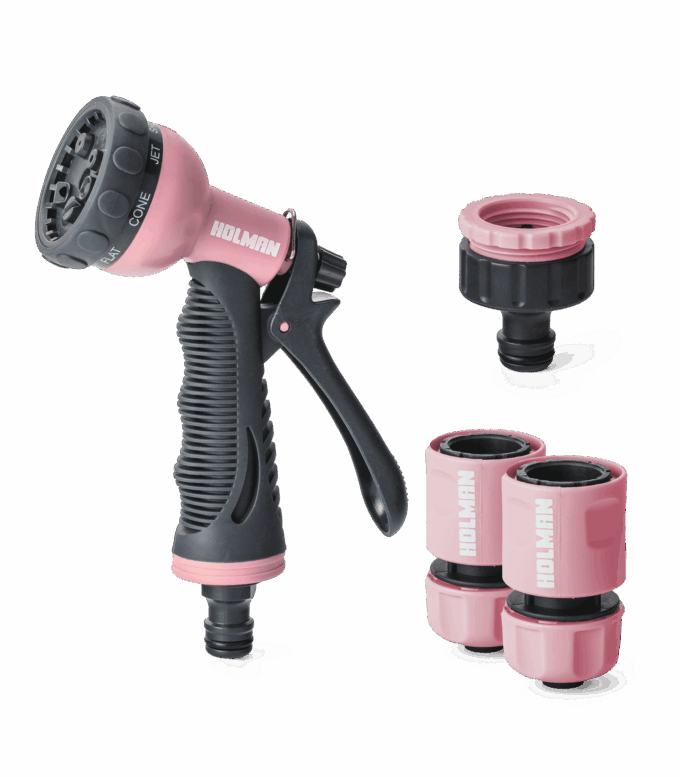 ø12mm ColourDip™ Spray Gun and Connector Set - Fairy Floss