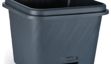 Medium Self-Watering Pot – Charcoal