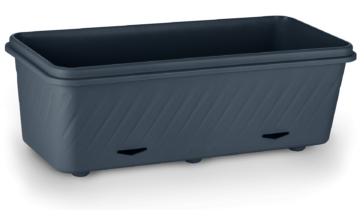 Medium Self-Watering Planter – Charcoal