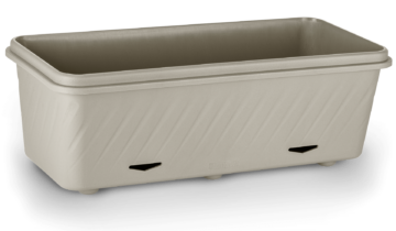 Medium Self-Watering Planter – Stone