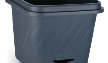 Small Self-Watering Pot – Charcoal