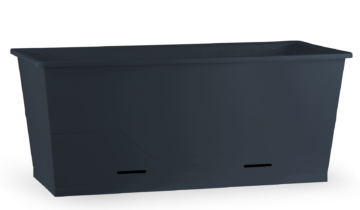 Large Self-Watering Planter – Modern – Black