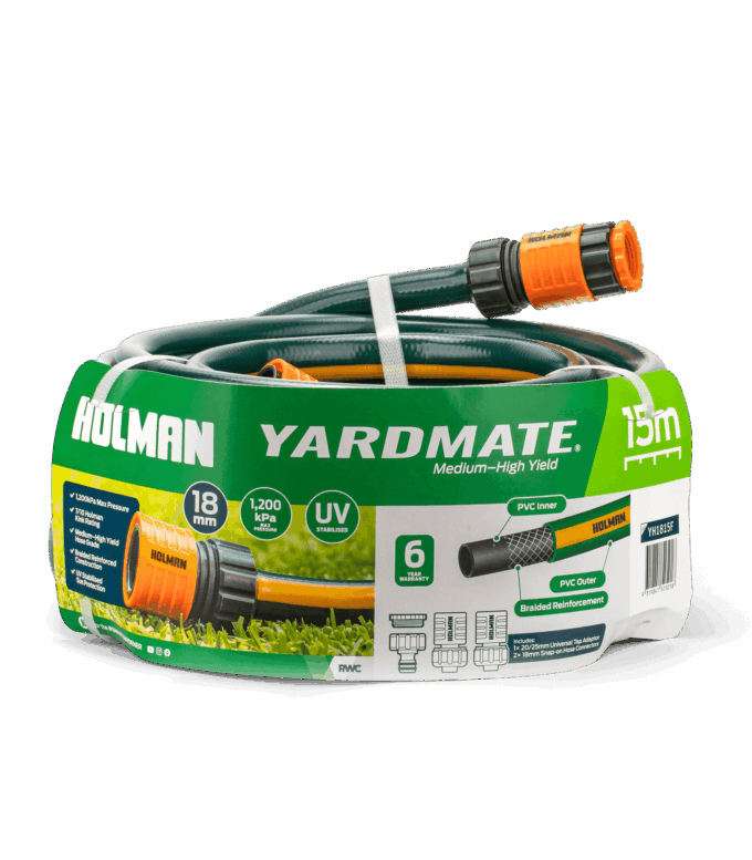 ⌀18mm × 15m Yardmate<sup>®</sup> Garden Hose