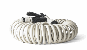 ø12mm × 10m ColourDip™ Spiral Hose – Frost