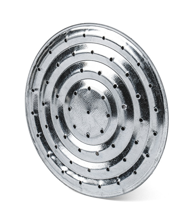 Galvanised watering can rose