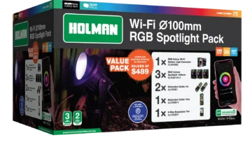 Wi-Fi ⌀100mm RGB Spotlight Pack