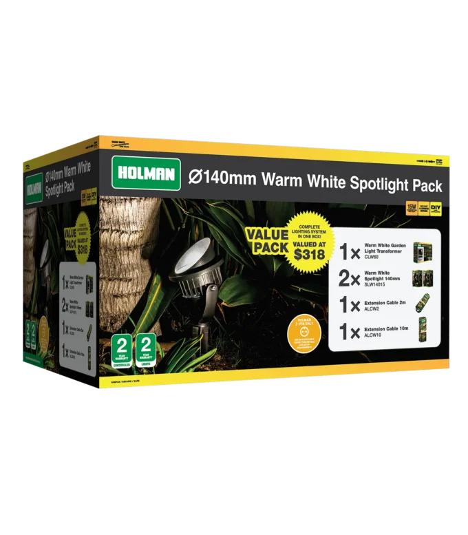 Box image - 140mm Warm White Spotlight Value Pack