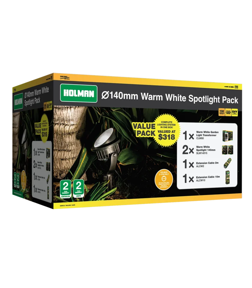 140mm_Warm_White_Spotlight_Value_Pack Box image - 140mm Warm White Spotlight Value Pack