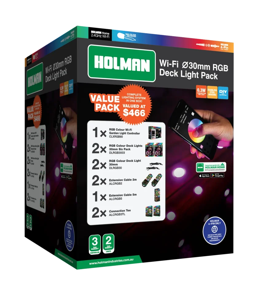 30mm_RGB_Deck_Light_Value_Pack Box image - 30mm RGB Deck Light Value Pack