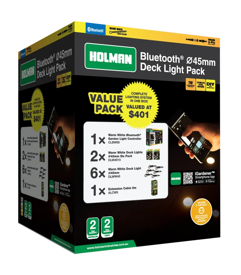 45mm_Bluetooth_Warm_White_Deck_Light_Value_Pack Box image - 45mm Warm White Deck Light Value Pack