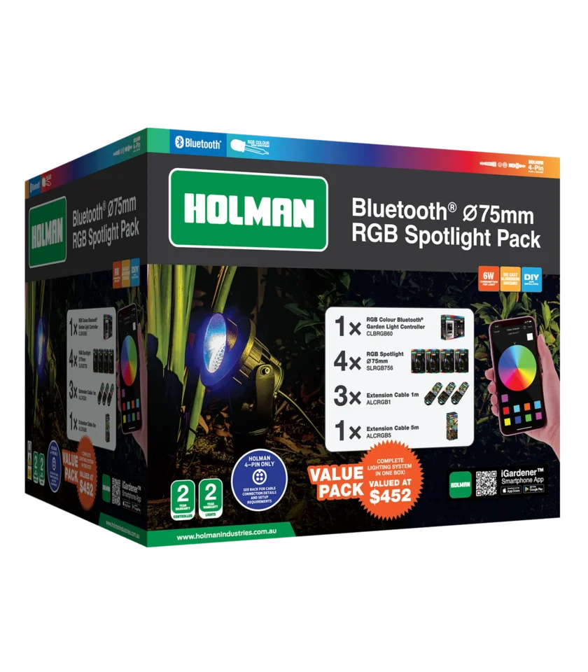 75mm_Bluetooth_RGB_Spotlight_Value_Pack Box image - 75mm RGB Spotlight Value Pack