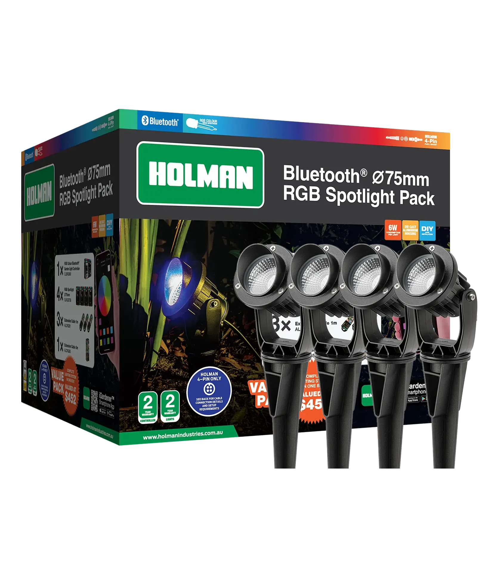 75mm_Bluetooth_RGB_Spotlight_Value_Pack_2 75mm RGB Spotlight Value Pack