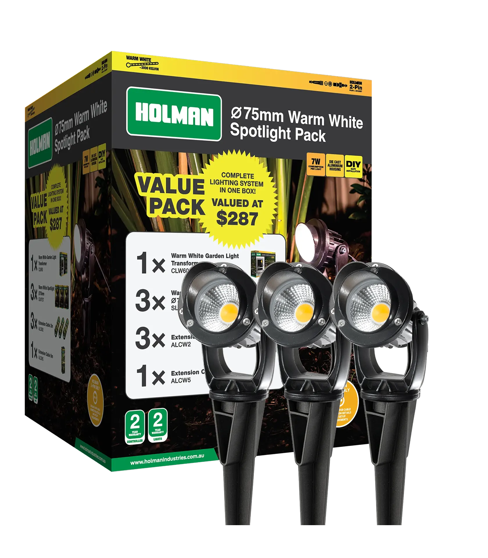 75mm_Warm_White_Spotlight_Value_Pack_2 75mm Warm White Spotlight Value Pack