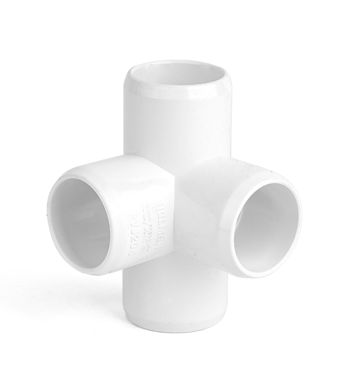 EzyFit 4 Way Joint 20mm