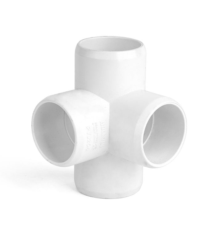 EzyFit 4 Way Joint 25mm