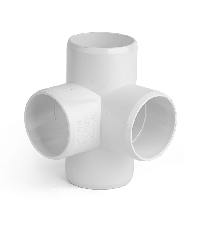 EzyFit 4 Way Joint 40mm