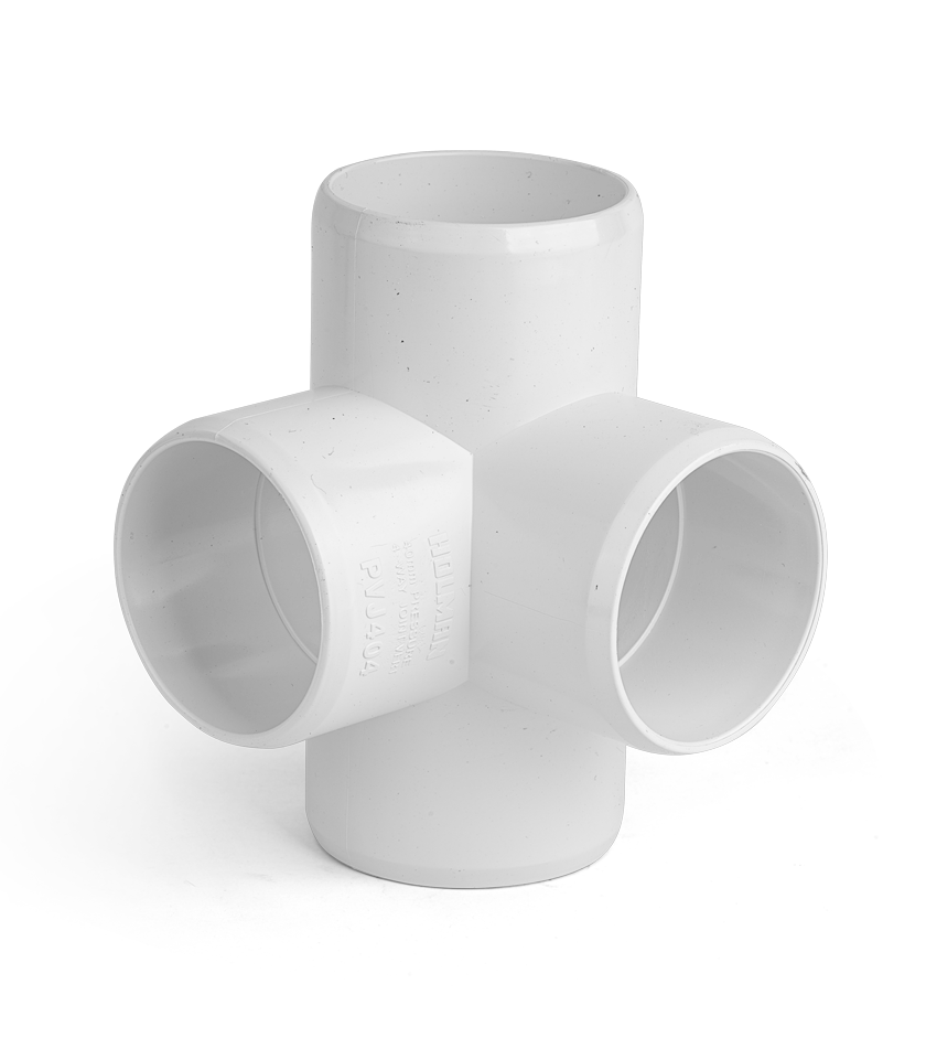 EzyFit 4 Way Joint 40mm