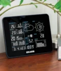 Helios Weather Station Display Screen in use on desk