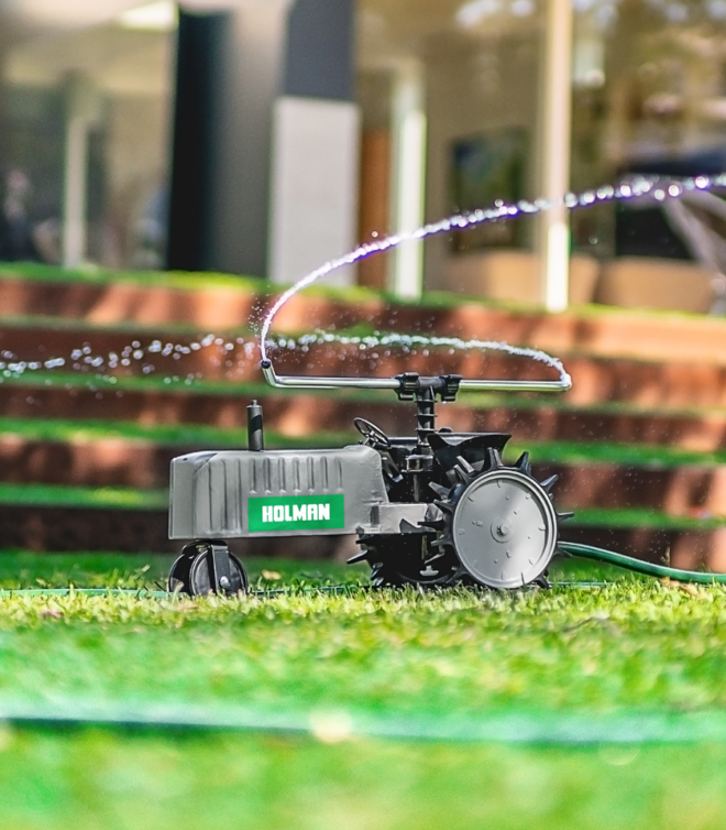 Solid Metal Travelling Sprinkler Holman Industries