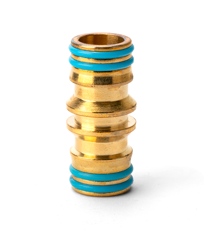 8031HB 18mm Brass 2 Way Coupling