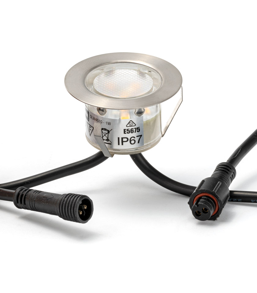 DLW4510 45mm Warm White Deck Lights - cable DLW4510 45mm Warm White Deck Lights - cable