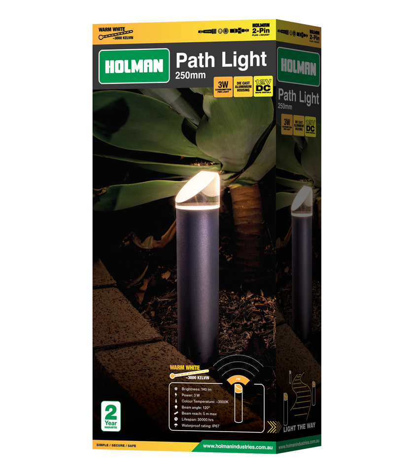 PLW2503 250mm Warm White Path Light