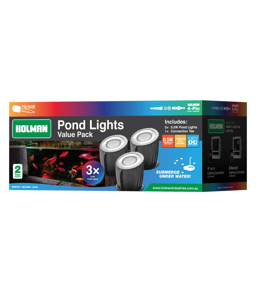 POLRGB1K RGB Colour Pond Lights