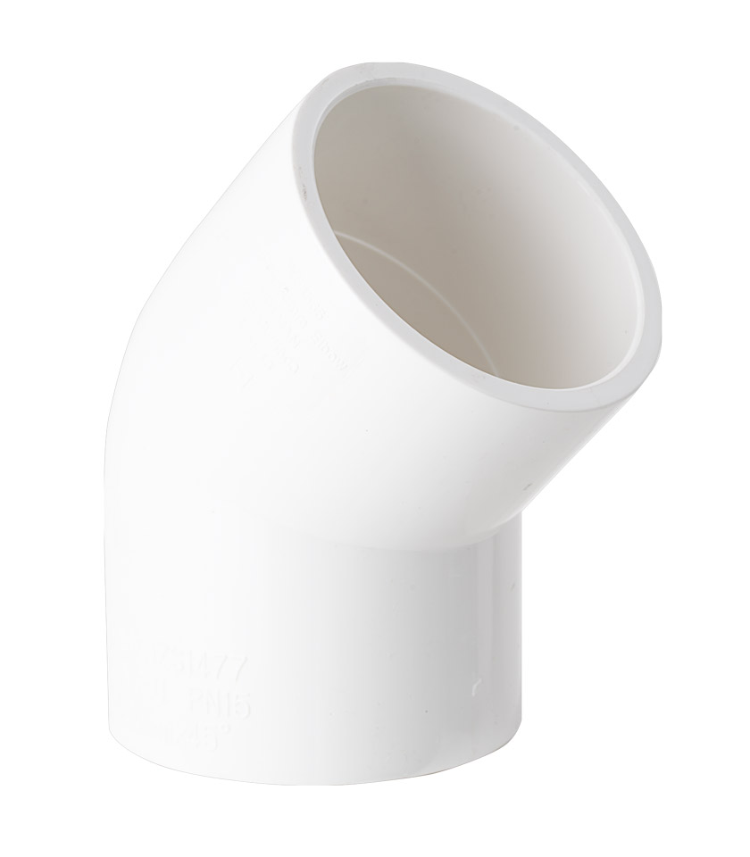 PVE4565 PVC Pressure Elbow 45º 65mm