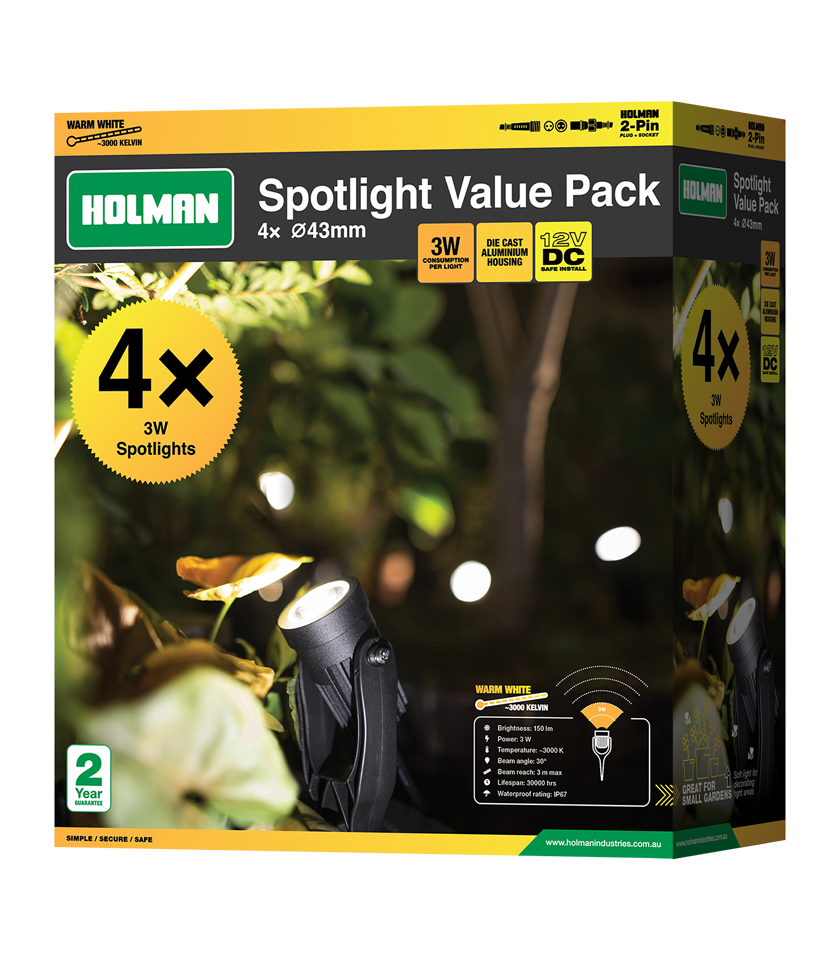 SLW433VP 43mm Warm White Spotlight Value Pack