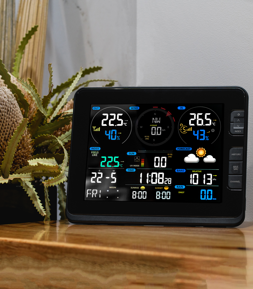 WS5091W-MKii Aspect Wi-Fi Solar Pro Weather Station Display