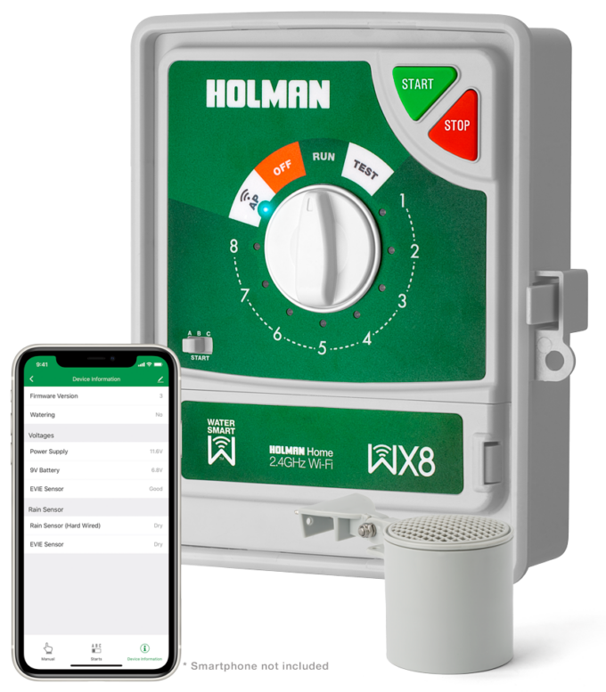 WX8RS 8 Station Wi-Fi Irrigation Controller Product