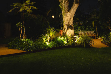 improve your home security with gardnen lights