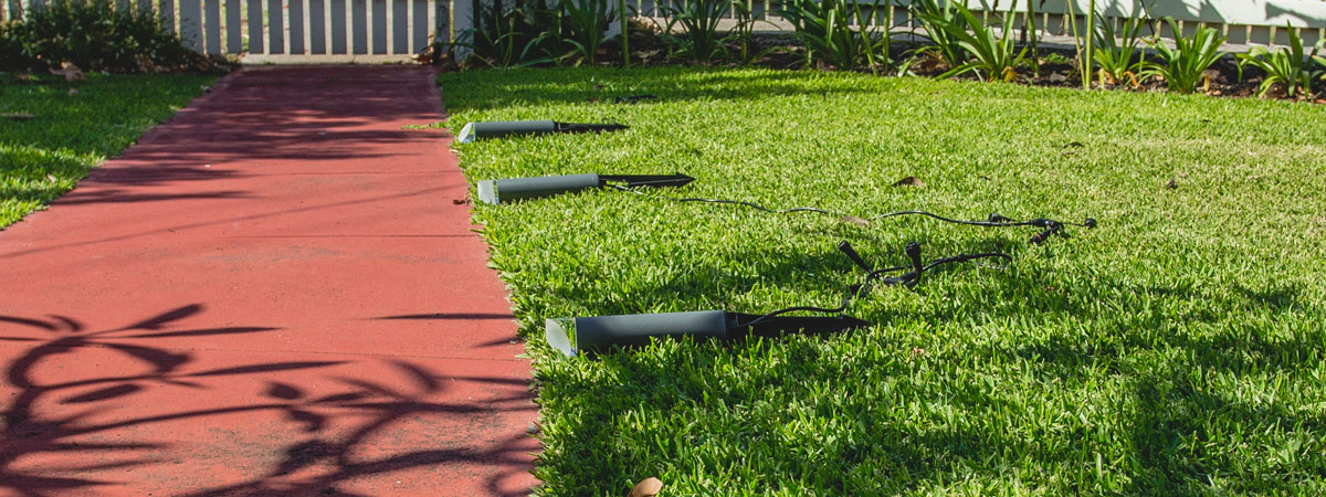 setting up garden lights blog